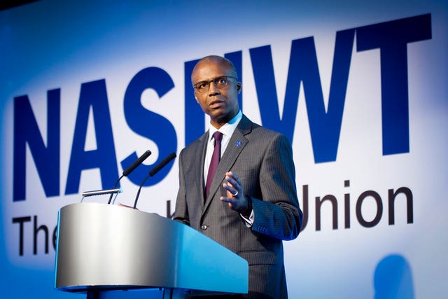 Patrick Roach (Simon Boothe/Nasuwt/PA)