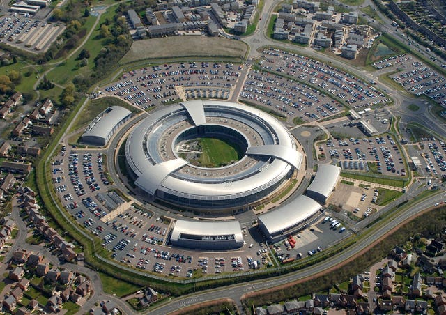 The GCHQ building in Cheltenham