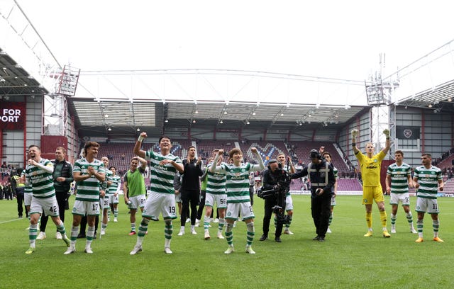 Heart of Midlothian v Celtic – cinch Premiership – Tynecastle Stadium