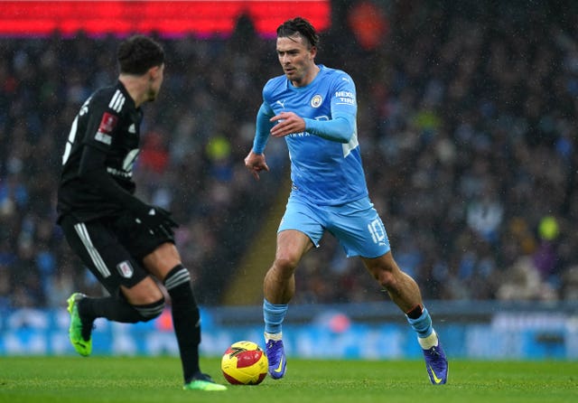 Jack Grealish has been nursing a shin problem (Martin Rickett/PA).