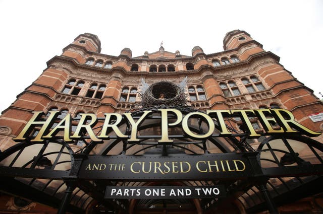 Harry Potter And The Cursed Child signage