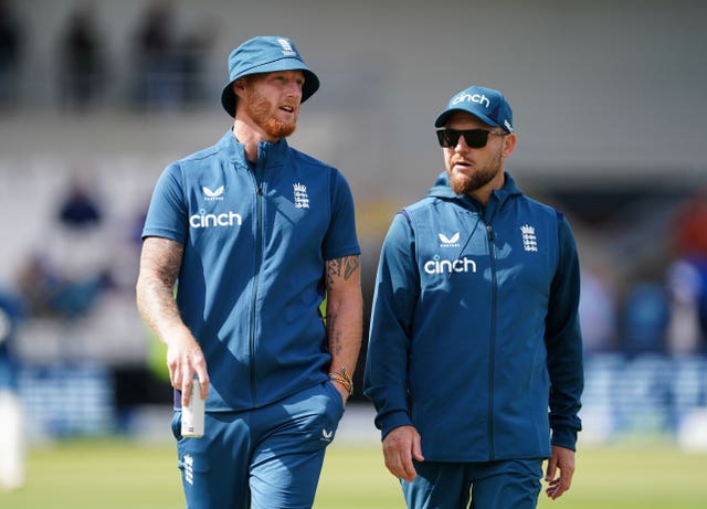 Ben Stokes and Brendon McCullum in conversation