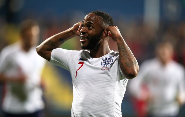 Raheem Sterling responded to racist chanting in Montenegro with his goal celebration