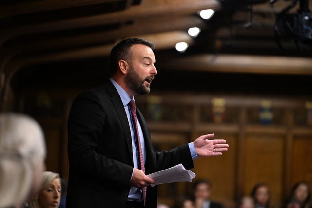 Colum Eastwood speaking in the House of Commons