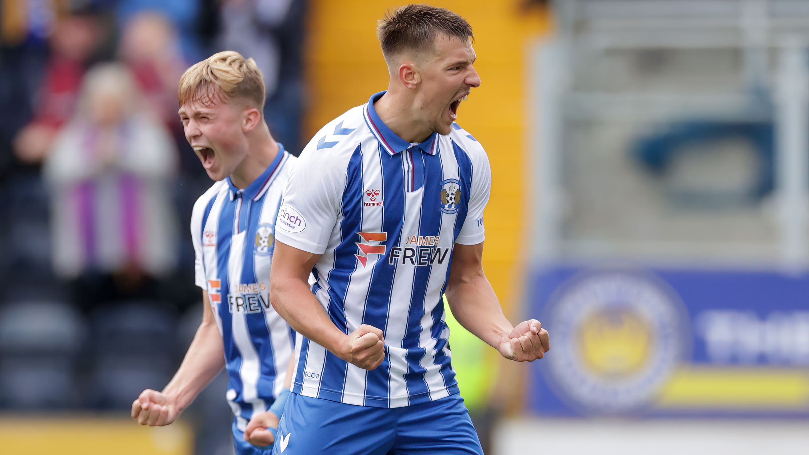 Brad Lyons put Killie ahead (Steve Welsh/PA)