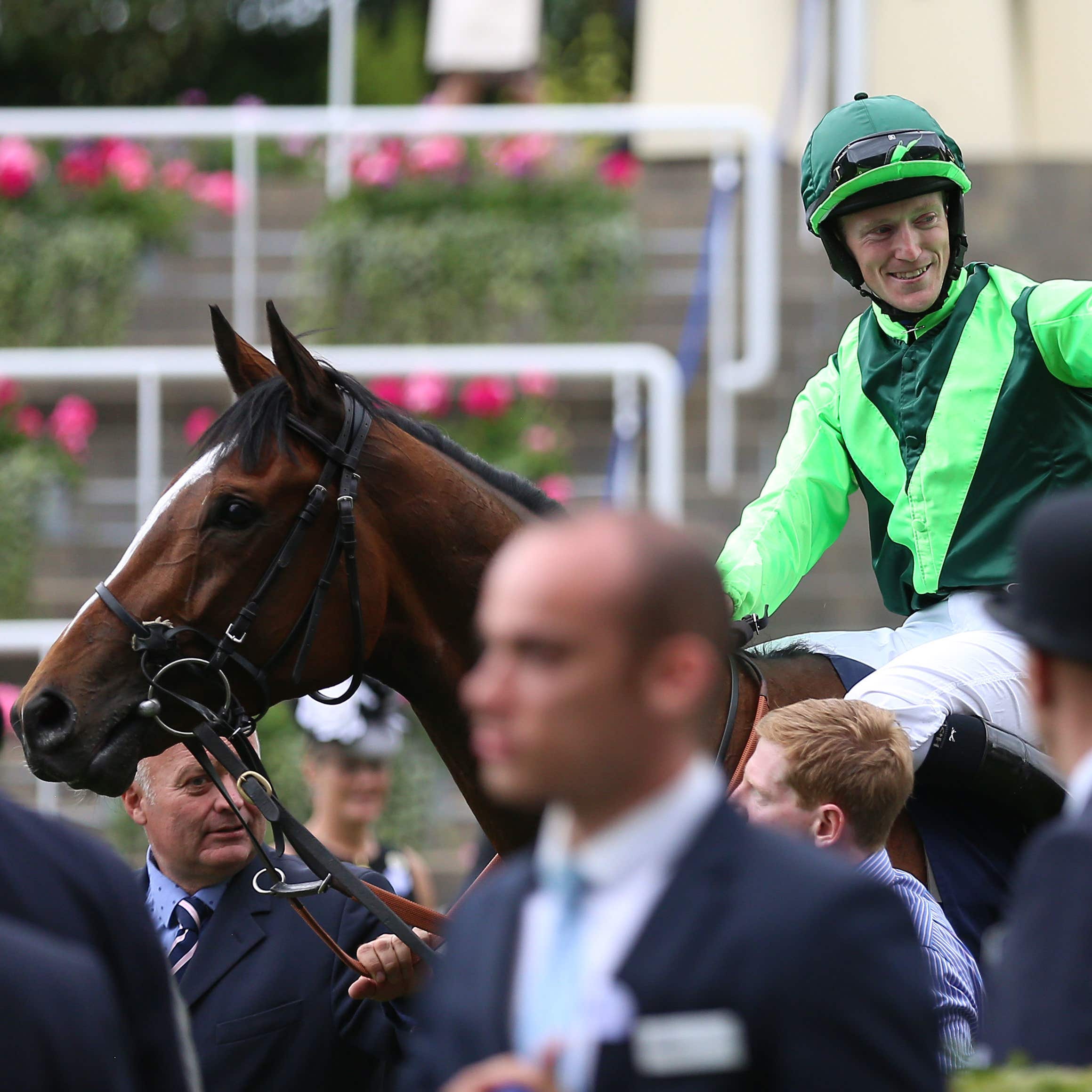 Settle For Bay after winning the Royal Hunt Cup (