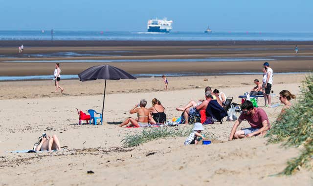 A June heatwave is expected to see temperatures set to climb into the mid-30s (Peter Byrne/PA)