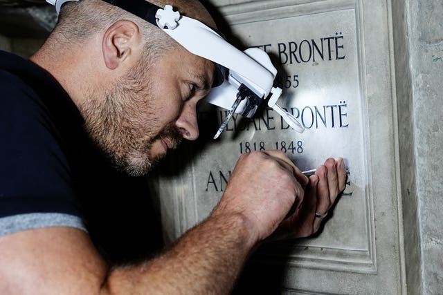 Bronte memorial at Westminster Abbey