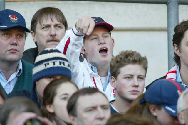 Prince Harry at Twickenham 