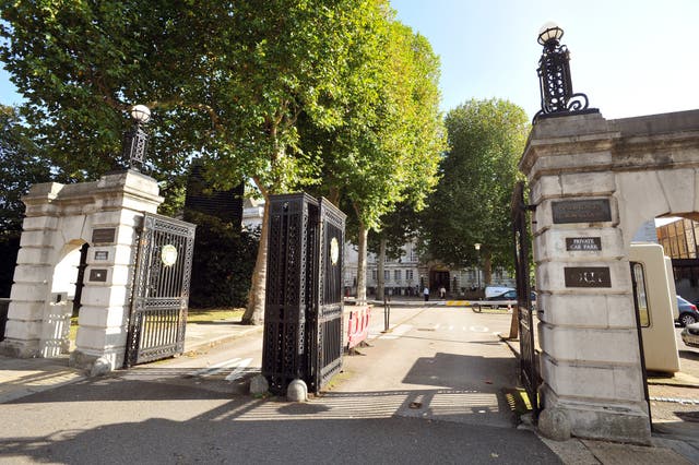 General view of the front entrance to the Inner London Crown Court