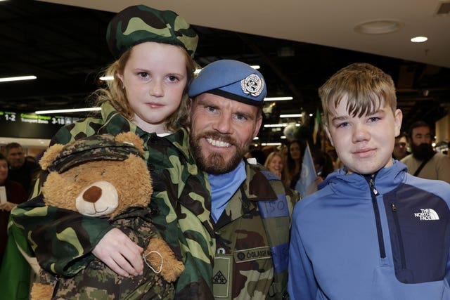 Defence Forces return home
