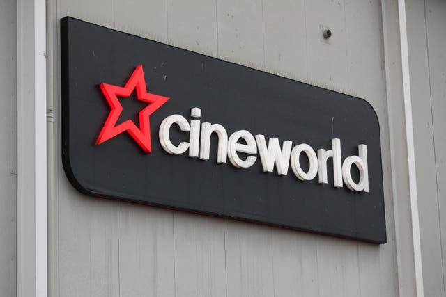 Cineworld sign