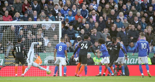 Antonio Rudiger scored twice as Chelsea drew with Leicester