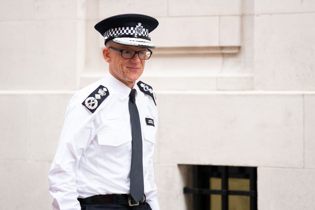 Metropolitan Police Commissioner Sir Mark Rowley said t is 