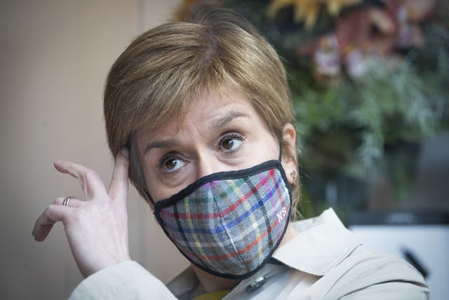 First Minister and leader of the SNP Nicola Sturgeon