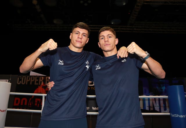 Pat and Luke McCormack  competed at the Olympics and both have turned to the professional ranks (Adam Davy/PA)