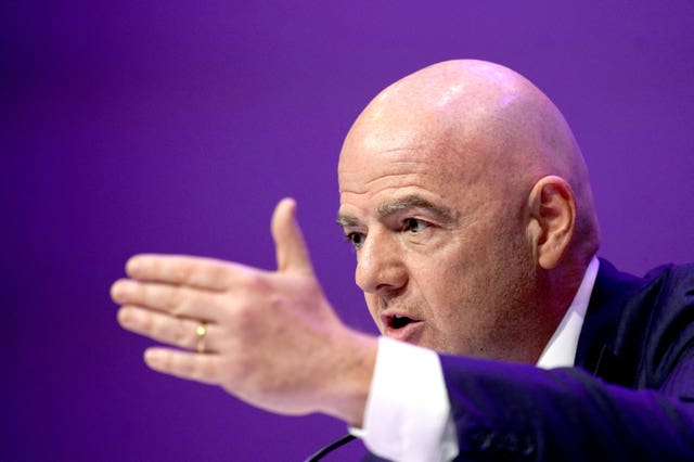 File photo of Gianni Infantino.