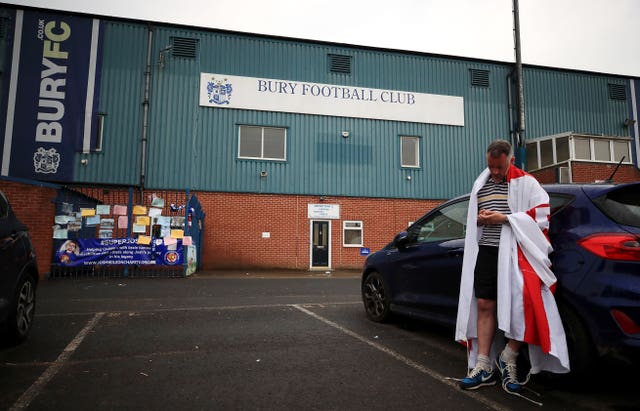 Bury's financial problems saw the club expelled from the EFL
