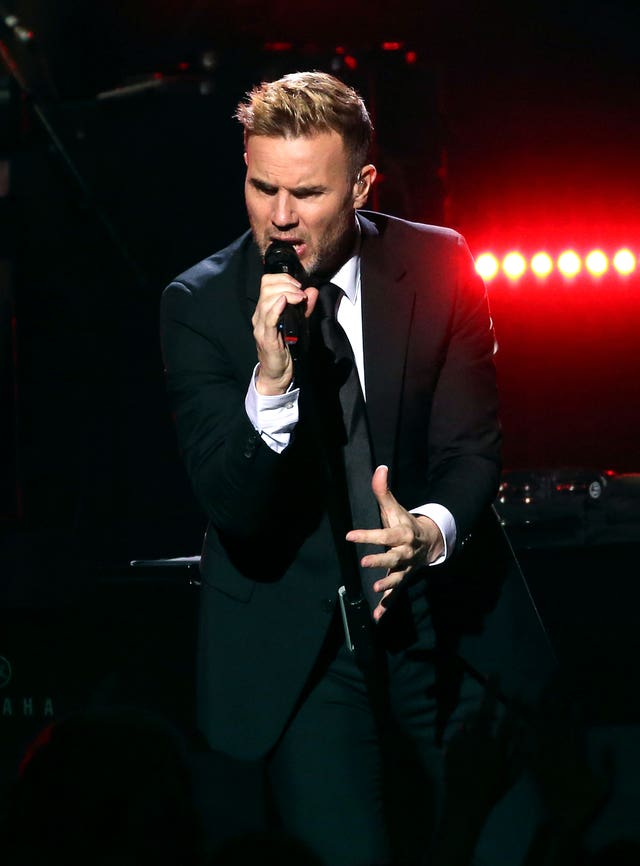 Gary Barlow at the Teenage Cancer Trust Concert in 2019 in London