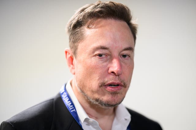 Elon Musk at an AI safety summit