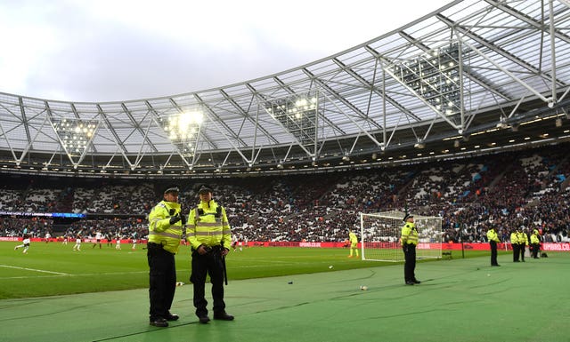 Security and safety at the London Stadium is again under the spotlight (Daniel Hambury/PA Images)