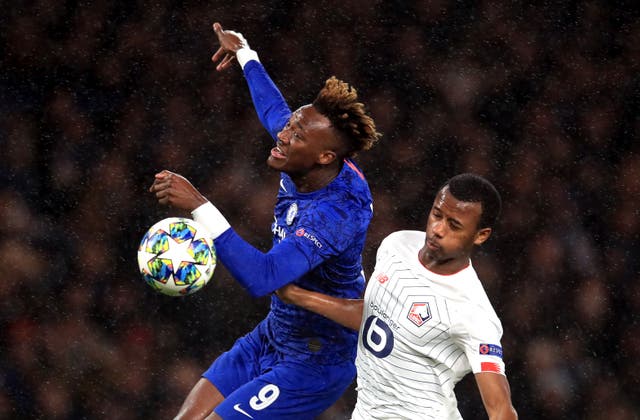 Lille defender Gabriel Magalhaes (right) could be on his way to the Emirates Stadium.