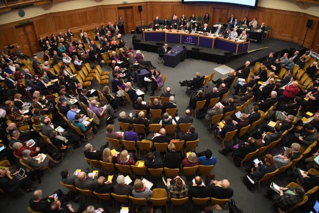General Synod overwhelmingly approved the proposals (Victoria Jones/PA)