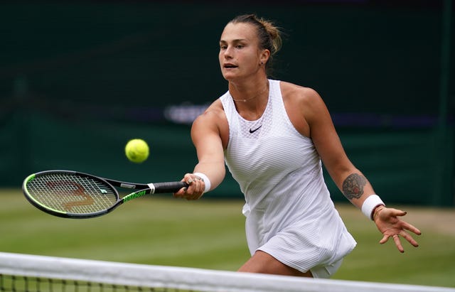 Aryna Sabalenka reached the last four of Wimbledon in 2021