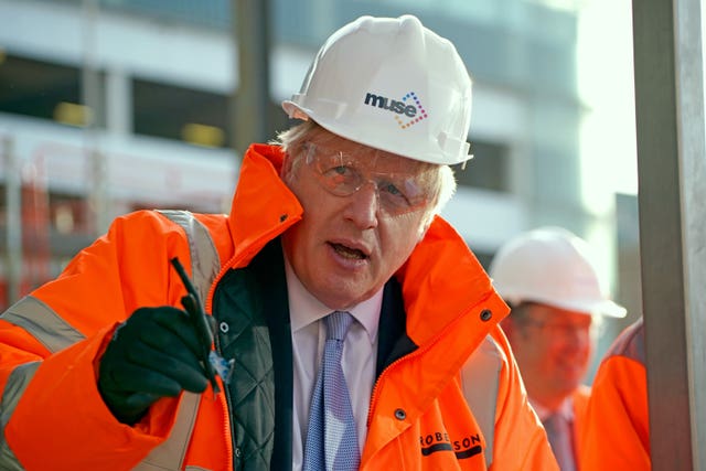 Boris Johnson visit to north west England