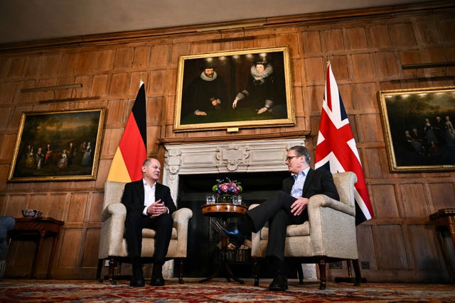 Olaf Scholz visit to UK