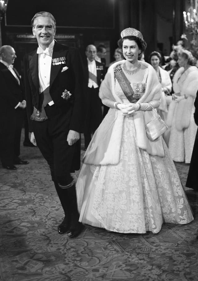 Sir Anthony Eden and the Queen 