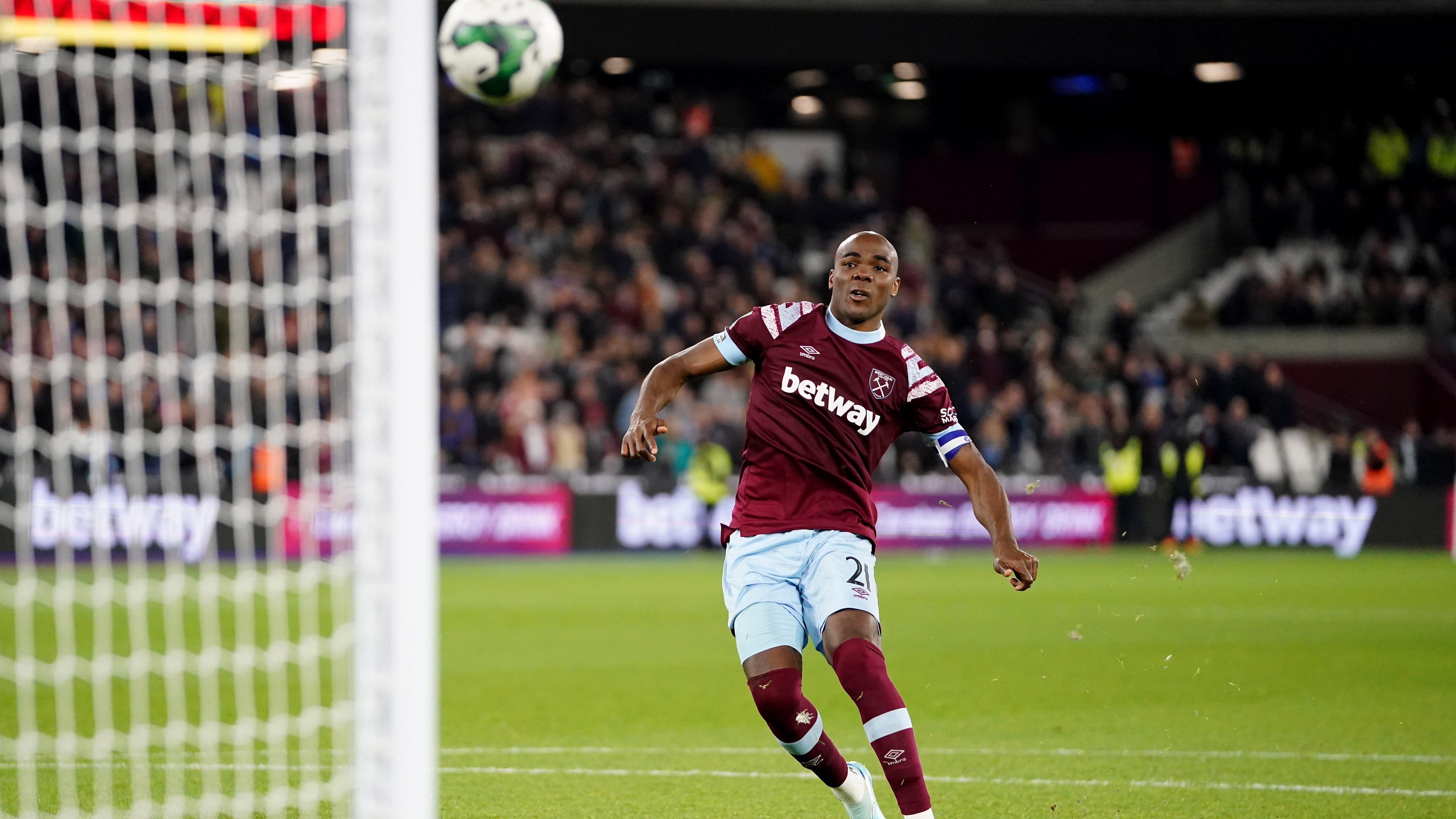 Angelo Ogbonna misses his penalty (Zac Goodwin/PA)