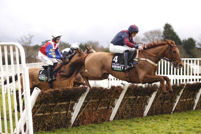 Colonel Harry was a useful hurdler last season 