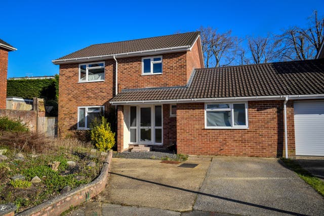 The house on Christie Miller Road, Salisbury, Wiltshire, in 2021. 