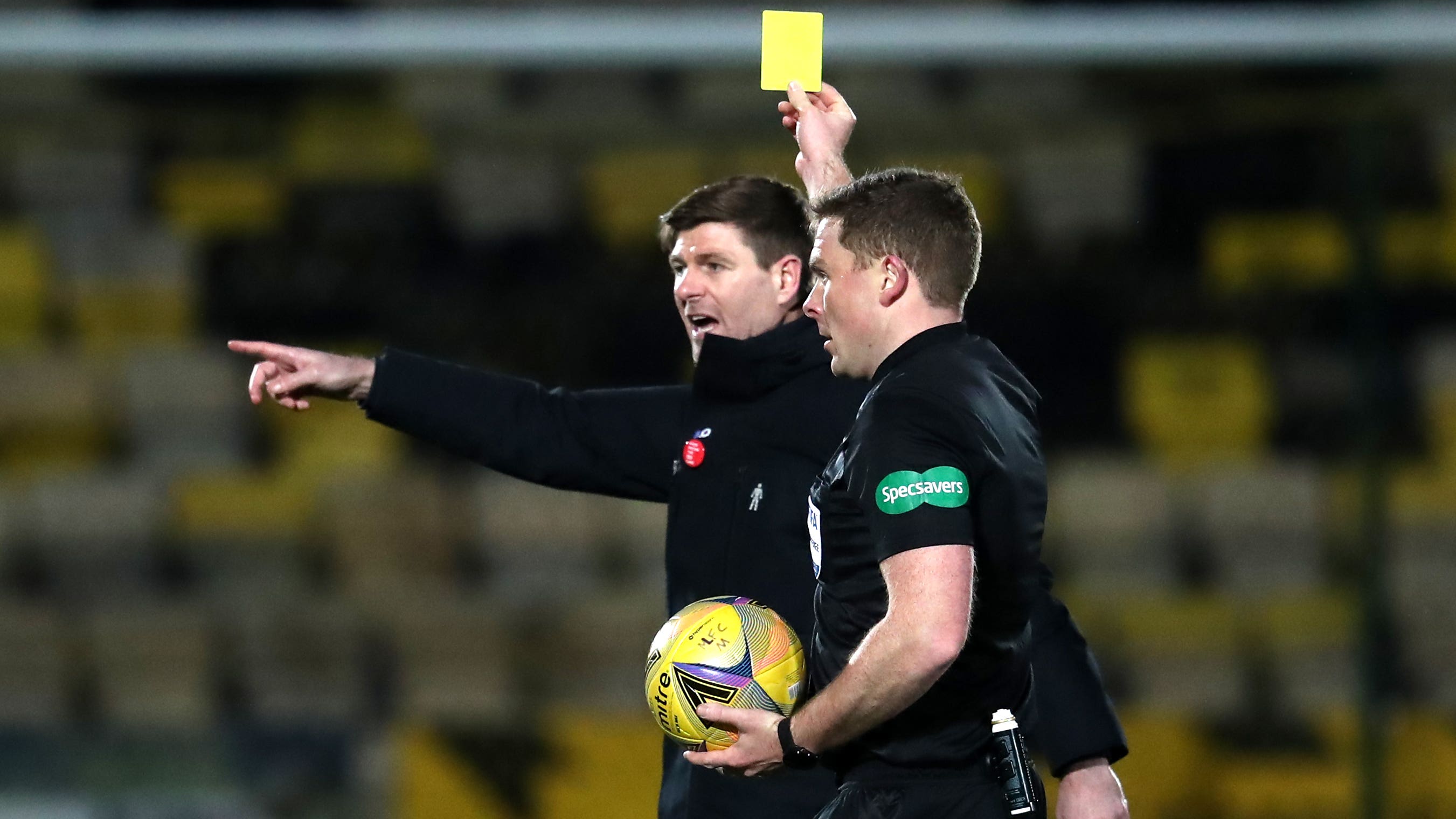 Steven Gerrard Hits Out At Referee John Beaton As Rangers Beat Livingston Bt Sport
