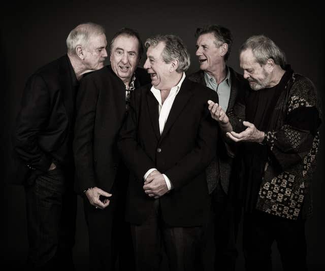 John Cleese, Eric Idle, the late Terry Jones, Sir Michael Palin and Terry Gilliam