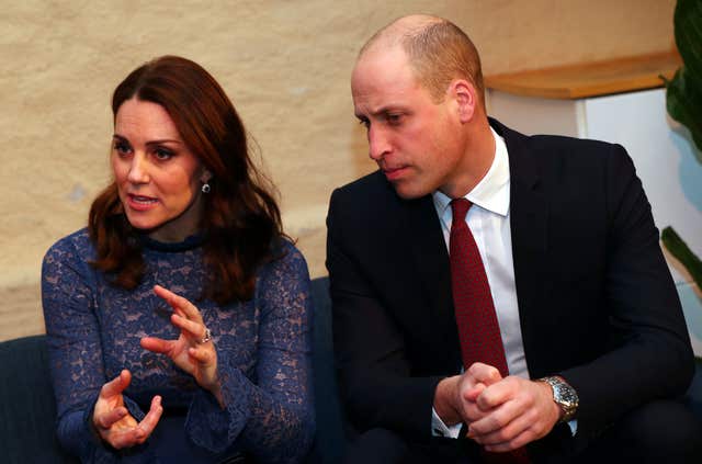 The Duke and Duchess of Cambridge during their visit to Norway (Hannah McKay/PA)