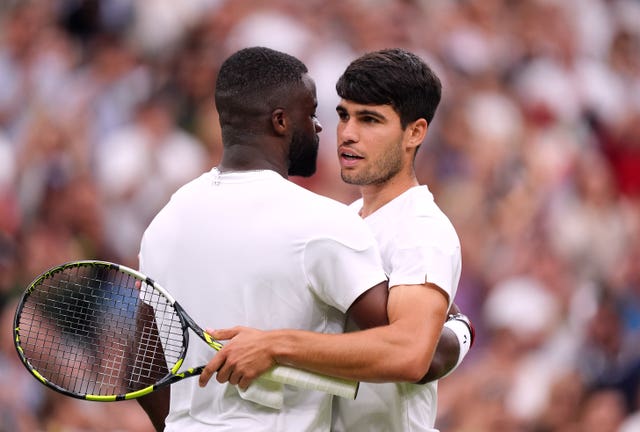 Carlos Alcaraz and Frances Tiafoe