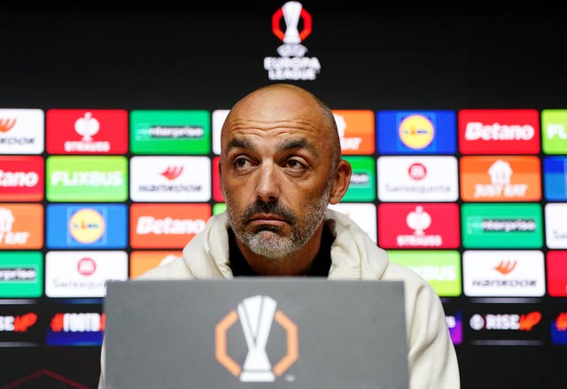 Maccabi Tel Aviv head coach Zarko Lazetic during a press conference at Villa Park