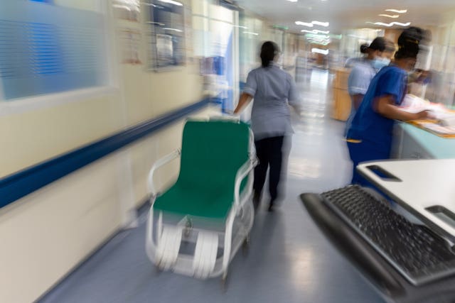 Avoidable hospital admissions for conditions that should be managed in the community have risen for older people in the five years up to 2019/20 (Jeff Moore/PA)