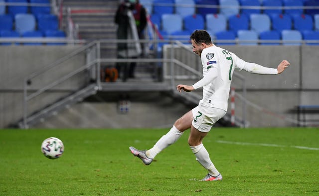 Alan Browne saw his penalty saved in the shoot-out