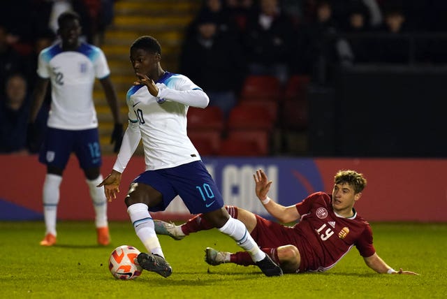 Kobbie Mainoo has represented England up to Under-19s level
