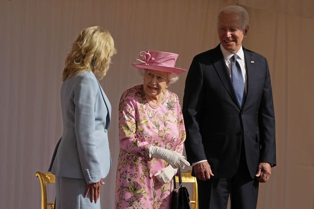 The Queen meets US President Joe Biden