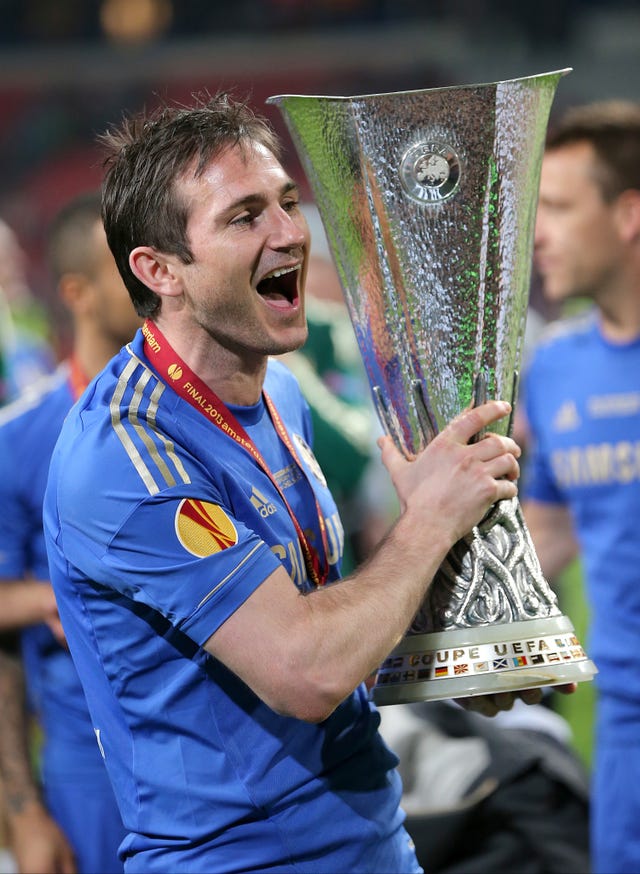 Lampard won his final trophy as a player in 2013 when Chelsea defeated Benfica 2-1 to triumph in the Europa League