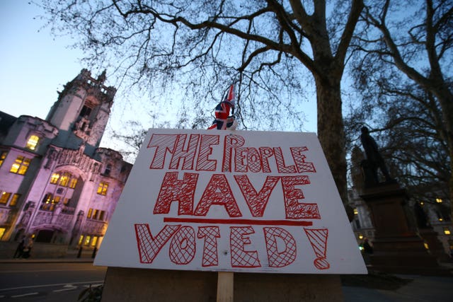 Protests continued into the evening