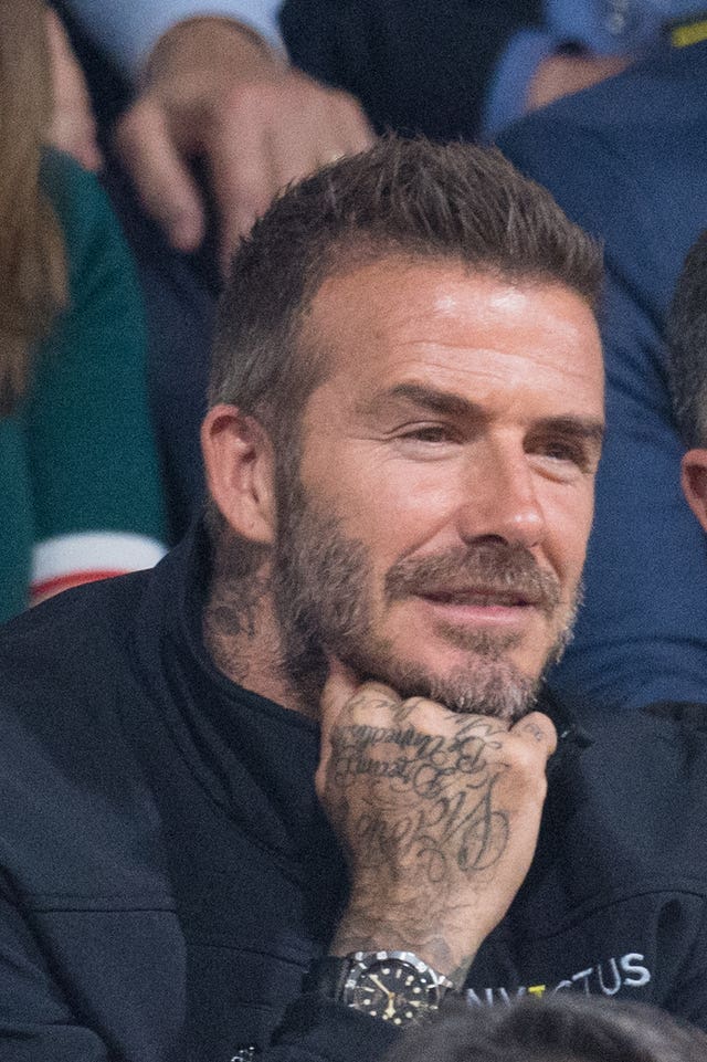 David Beckham, pictured, was in the same restaurant as Pochettino earlier this week