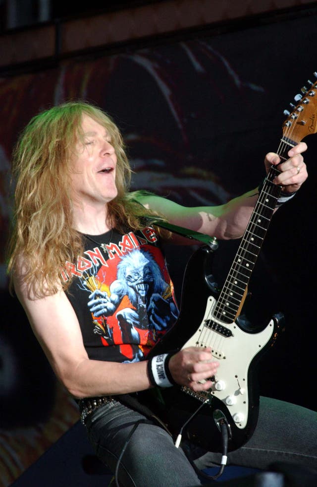Iron Maiden’s Janick Gers is also a Hartlepool fan