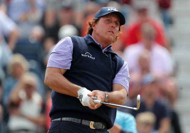 Phil Mickelson has won five major championship during his career