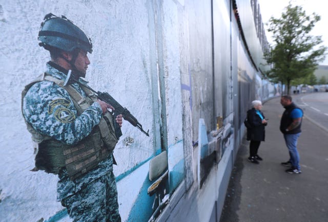 Belfast peace wall