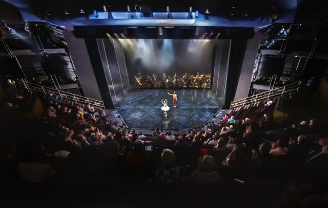 An audience watches Northern Ballet